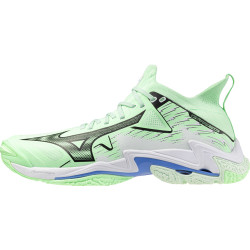 mizuno wave lightning neo 3 vert blanc bleu