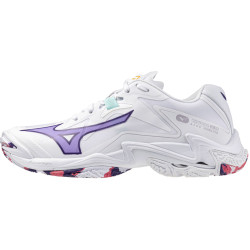 mizuno wave lightning Z8 blanc violet camouflage