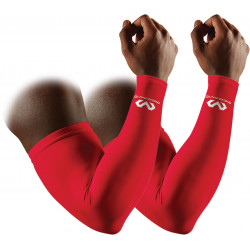 Manchons Compression Bras Handball Rouge