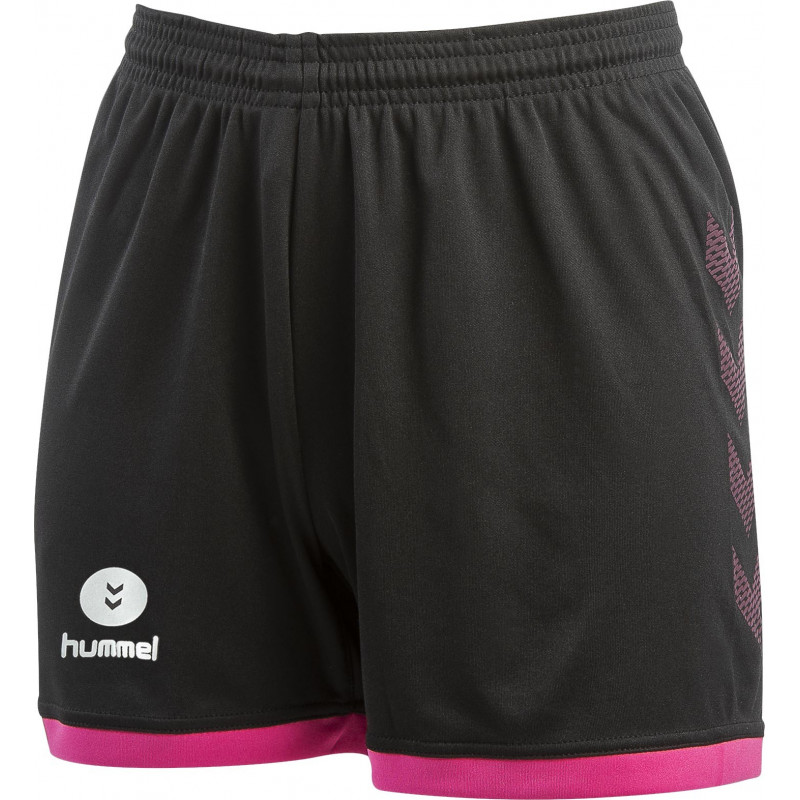 short hummel femme noir rose gris