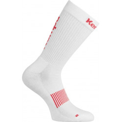 Chaussettes classic kempa blanc rouge