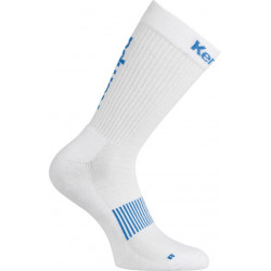 Chaussettes classic kempa blanc bleu roi