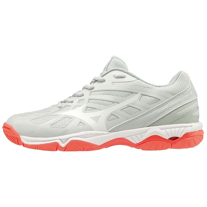 Mizuno Wave Hurricane 3 Femme Gris Rose