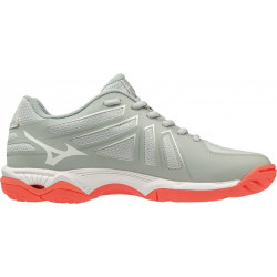 Mizuno Wave Hurricane 3 Femme Gris Rose