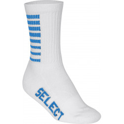 Chaussettes Select Striped Moyennes Blanches et bleues