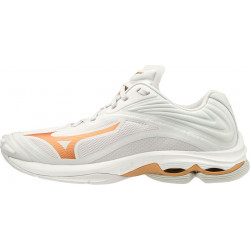 Mizuno Wave Lightning Z6 blanc or