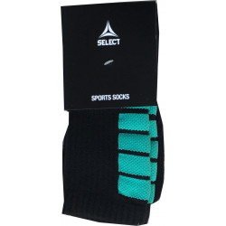 Chaussettes Select Striped Noir Vert