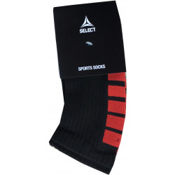 Chaussettes Select Striped Noir Rouge