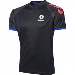 Maillot Hummel Campaign Noir Rouge Bleu