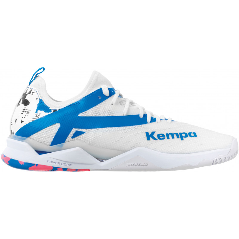 Kempa Wing Lite 2-0 Femme Blanc Bleu Rose