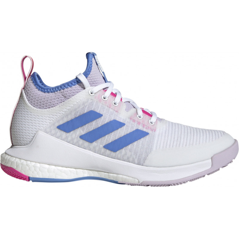 adidas crazy flight mid femme blanc bleu rose