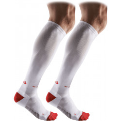 mcdavid chaussettes compression running blanches 8832