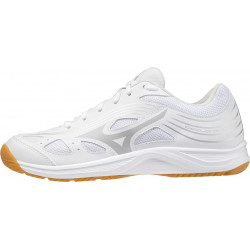 mizuno cyclone speed 3 blanc gris femme