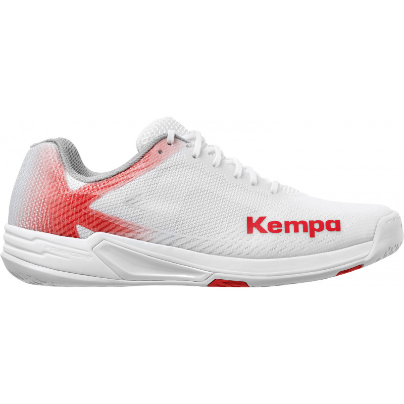 kempa wing 2 0 femme blanc rouge gris