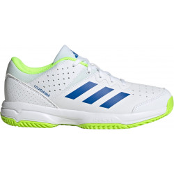 adidas court stabil enfant blanc bleu jaune