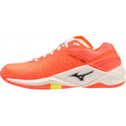 mizuno wave stealth neo corail blanc jaune