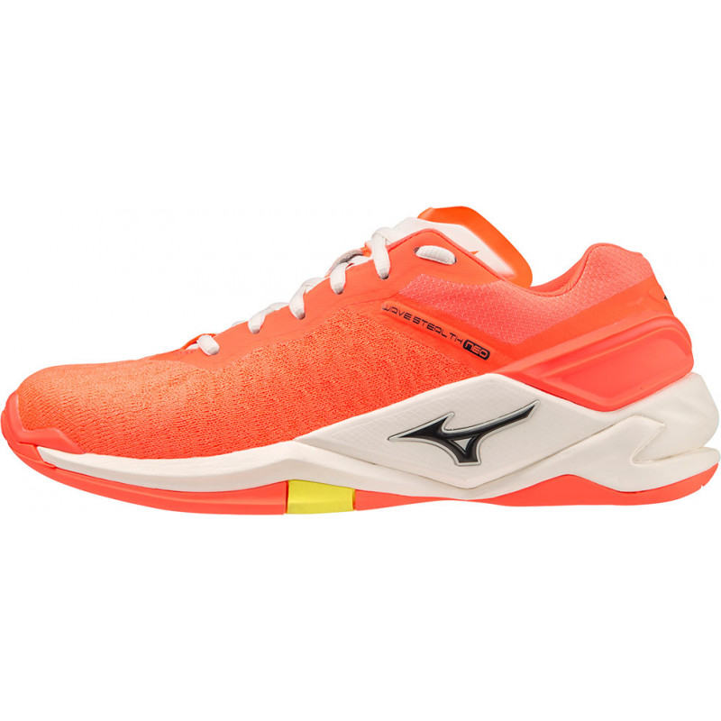 mizuno wave stealth neo corail blanc jaune