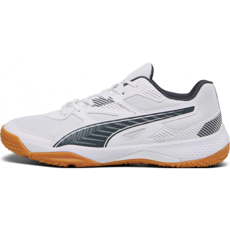 puma solarflash II blanc gris fonce