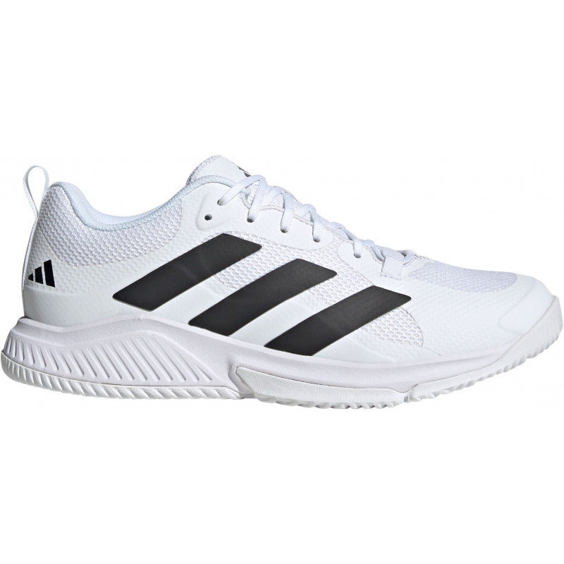 adidas court team bounce blanc noir