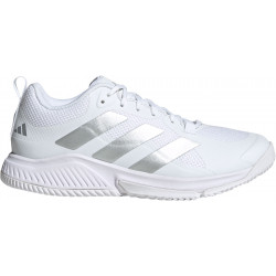 adidas court team bounce femme blanc gris