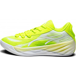 puma all pro nitro team jaune fluo blanc