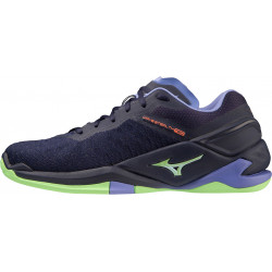 mizuno wave stealth neo bleu marine vert