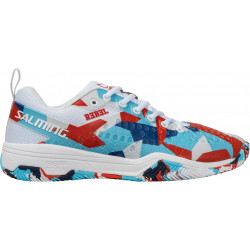 salming rebel camo etd rouge bleu blanc