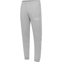 hummel pantalon jogging hmlgo coton gris