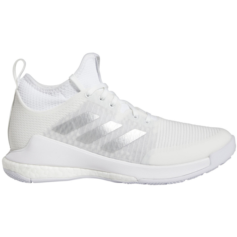 adidas crazyflight mid femme blanc argent