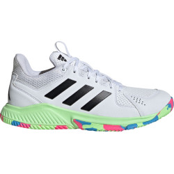 adidas court flight blanc vert bleu rose noir