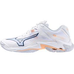 mizuno wave lightning Z8 femme blanc orange pastel