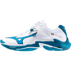 mizuno lightning z8 blanc bleu gris