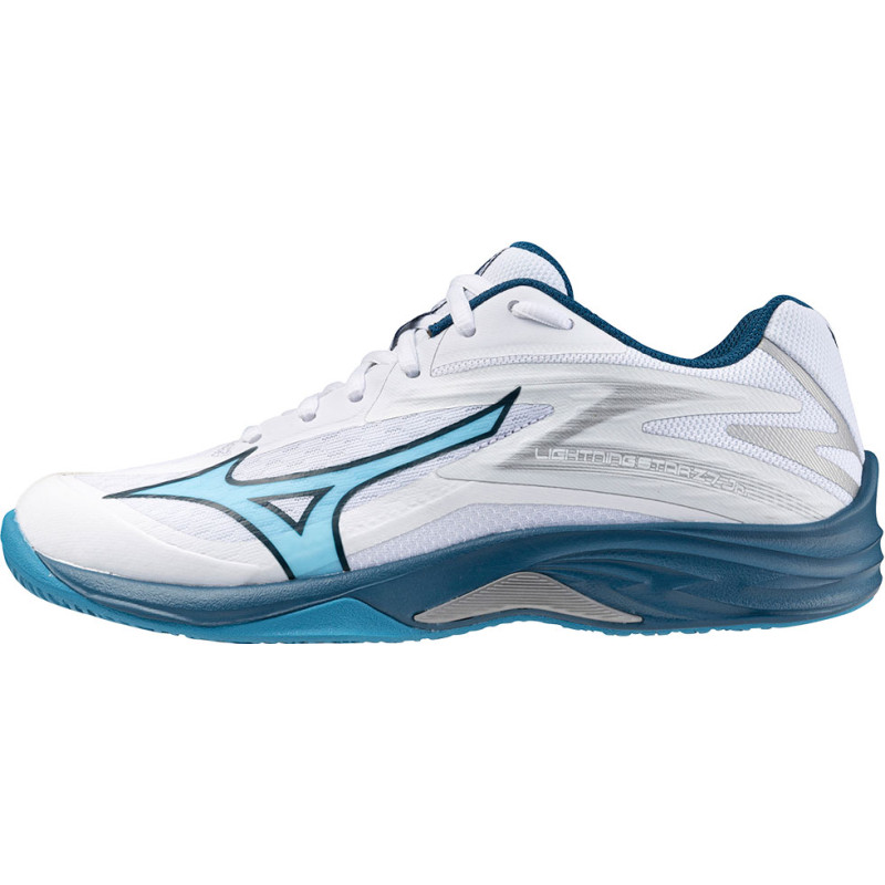 mizuno thunder blade z blanc bleu gris