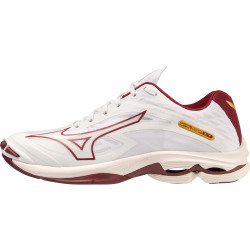 mizuno wave lightning Z7 femme blanc bordeau or