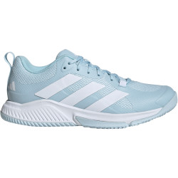 adidas court team bounce 2 femme bleu ciel blanc