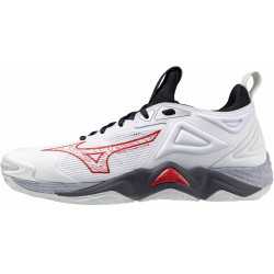 mizuno wave momentum 3 blanc rouge noir
