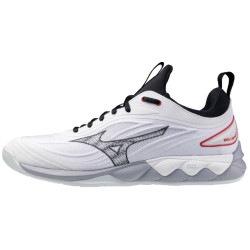 mizuno wave luminous 3 blanc gris noir rouge