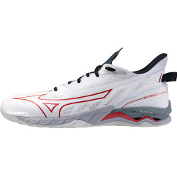 mizuno wave mirage 5 blanc rouge gris noir