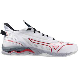 mizuno wave mirage 5 blanc rouge gris noir