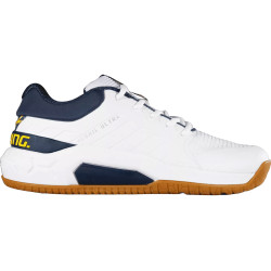 salming recoil ultra blanc bleu jaune